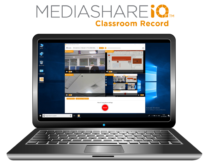 MEDIASHAREiQ Classroom Record App Display Image